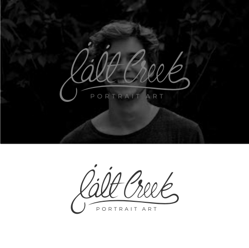 Logo Design by iamrady for Salt Creek Portrait Art | Design #26858324