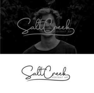 Salt Creek Portrait Art | Logo Design by iamrady