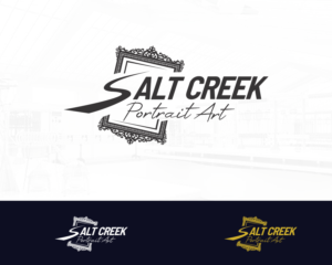 Salt Creek Portrait Art | Logo Design by Djamdesign