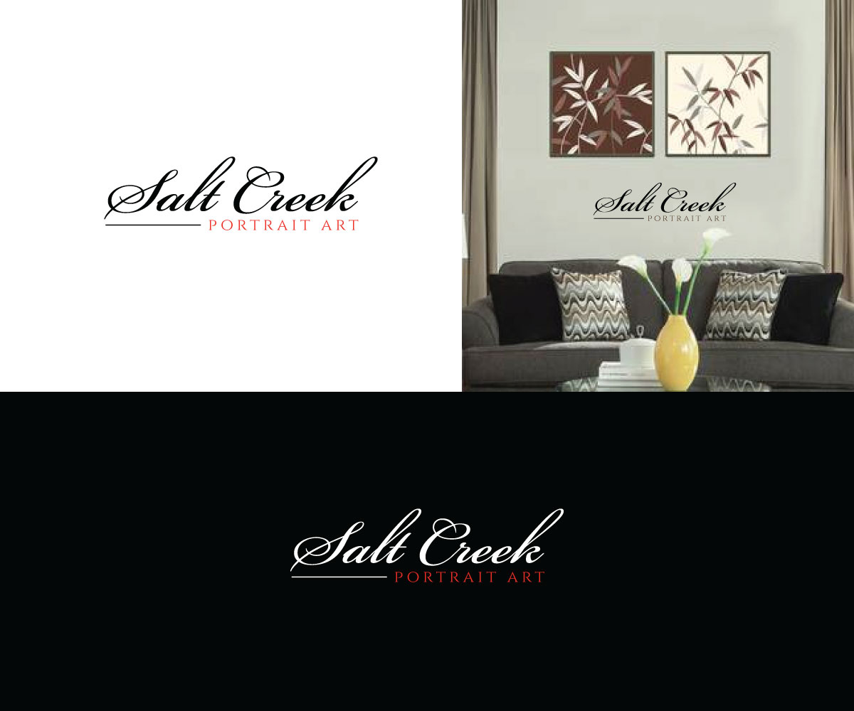 Logo Design by Iris 3 for Salt Creek Portrait Art | Design #26829653