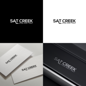 Logo Design by galang1996 2 for Salt Creek Portrait Art | Design: #26829298