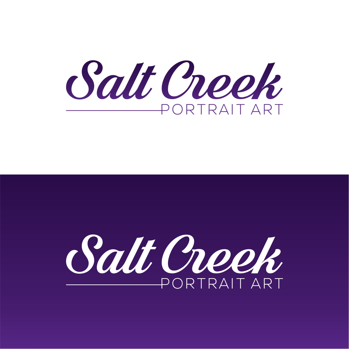 Logo Design by aidea19 for Salt Creek Portrait Art | Design #26833274