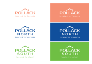 (3seperate)Pollack North, Pollack, Pollack South | Logo Design by lnb...