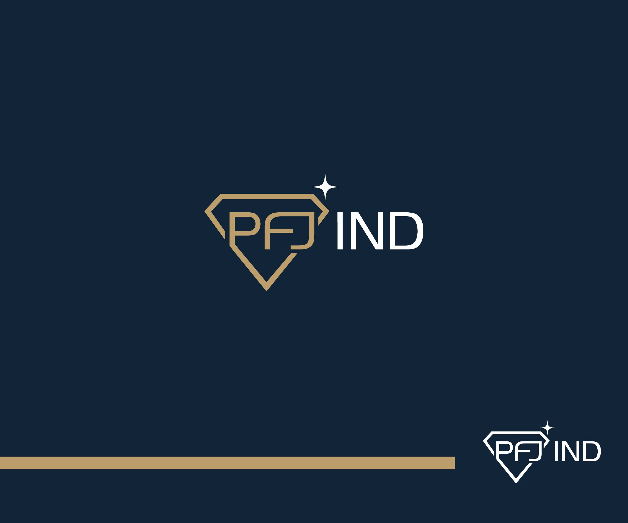 Logo-Design von Fat Bat Man für PFJ INDUSTRIES | Design #26830867