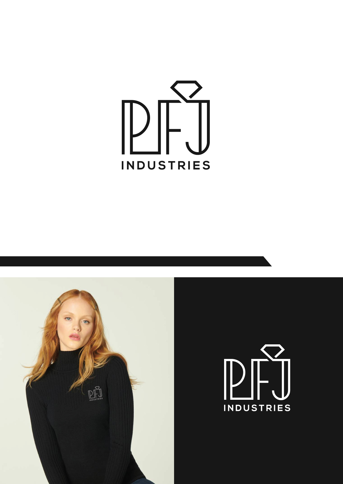 Logo-Design von Fat Bat Man für PFJ INDUSTRIES | Design #26832098