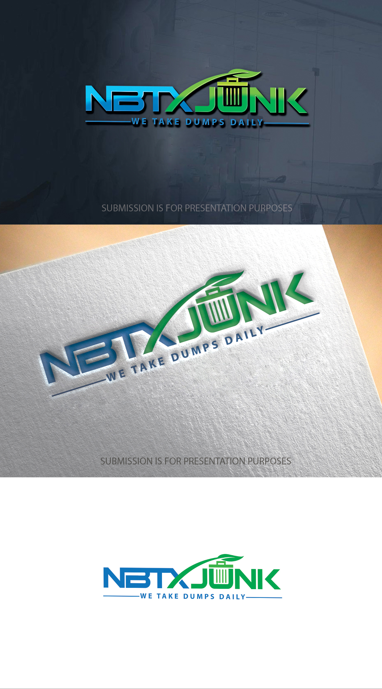 Logo Design by graphicevolution for NBTX Junk | Design #26832910