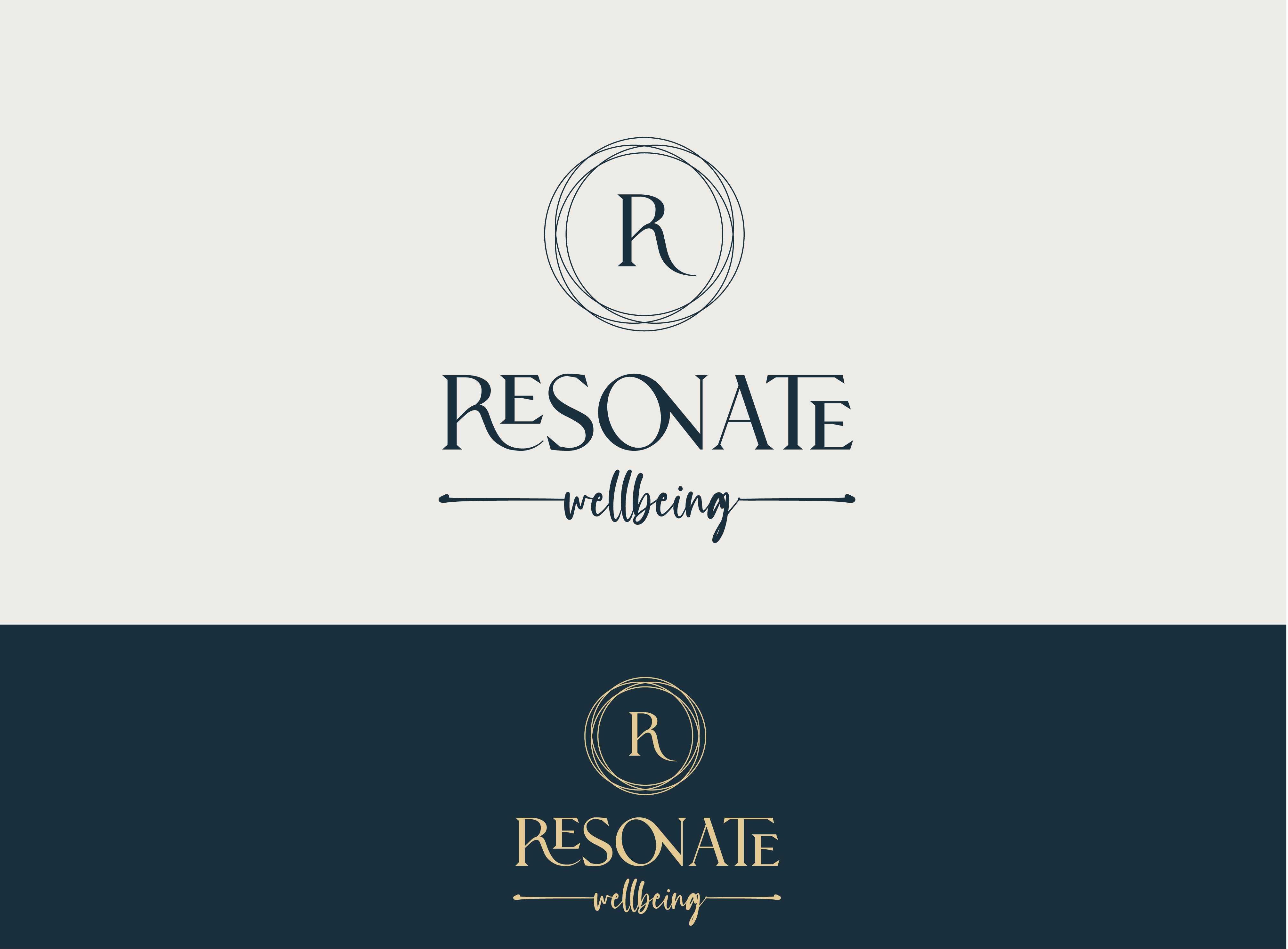 Logo Design by The Seventh Key Magic for Resonate Health and Fitness | Design #26854098