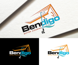 bendigo gutter cleaning  | Logo-Design von Dot Design 3