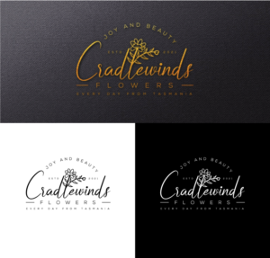 Cradlewinds Flowers           Joy and Beauty Every Day from Tasmania  | Design de Logo par step forward 2