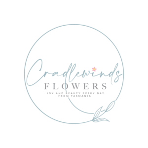 Cradlewinds Flowers           Joy and Beauty Every Day from Tasmania  | Logo Design by Kabelo Phofedi