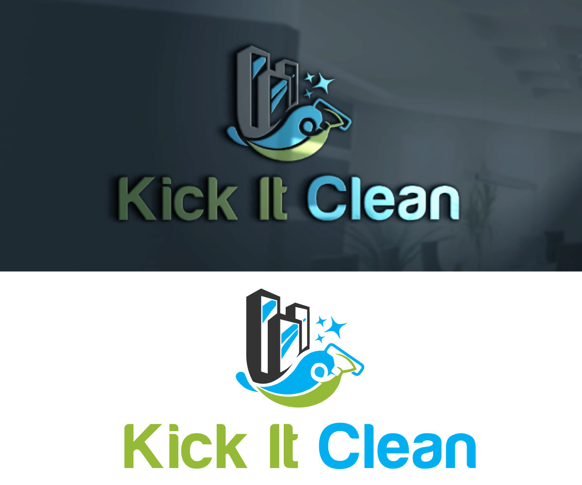 Logo Design by adam jak for Kick It Clean | Design: #26835409