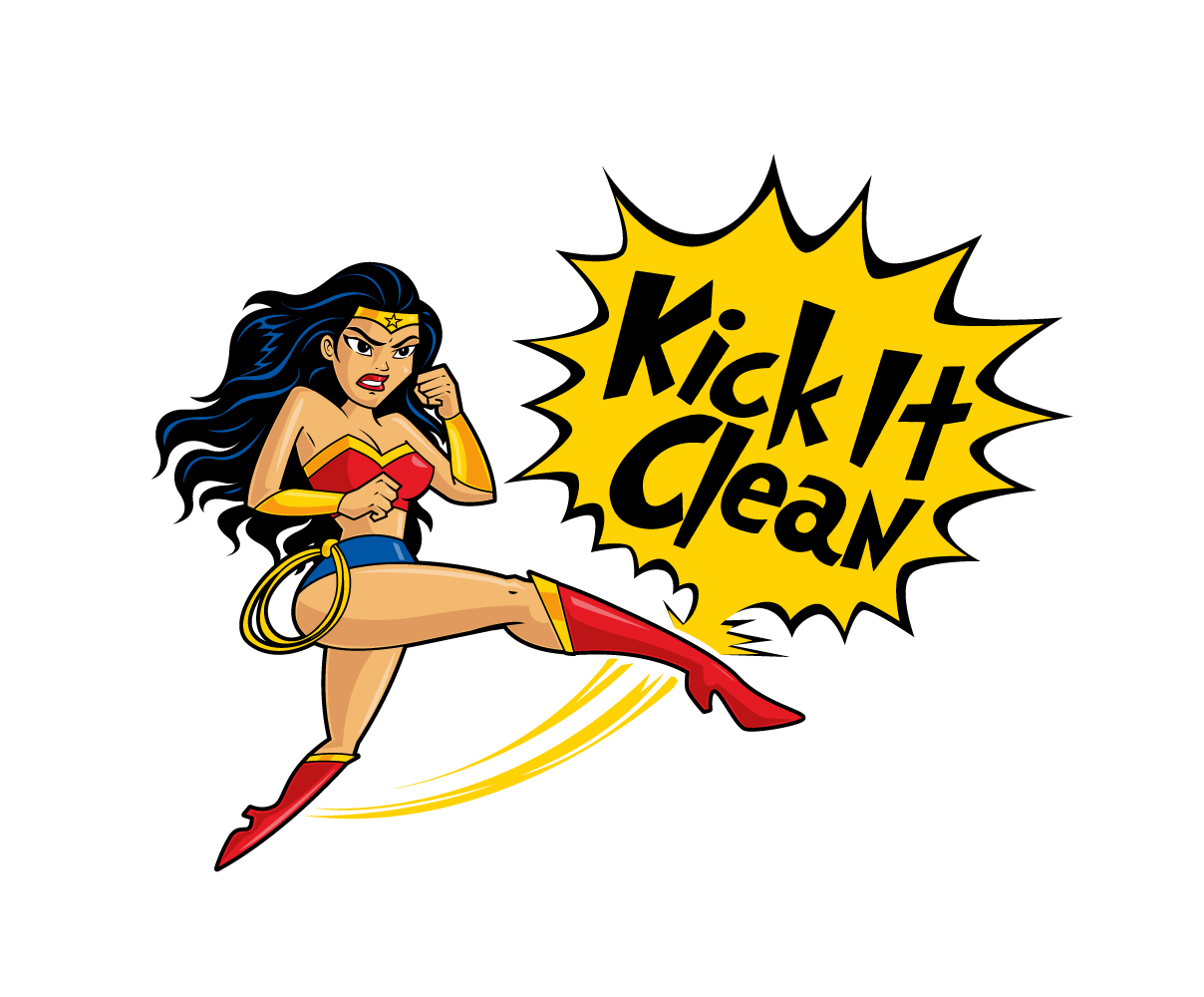 Logo Design by blue eye for Kick It Clean | Design #26840086