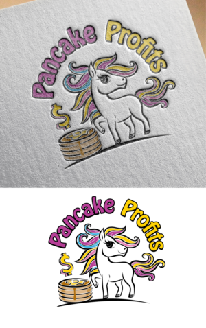Pancake Profits | Logo Design by blue eye