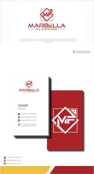 Logo-Design von graphicevolution für Marbella Flooring  | Design: #26838739
