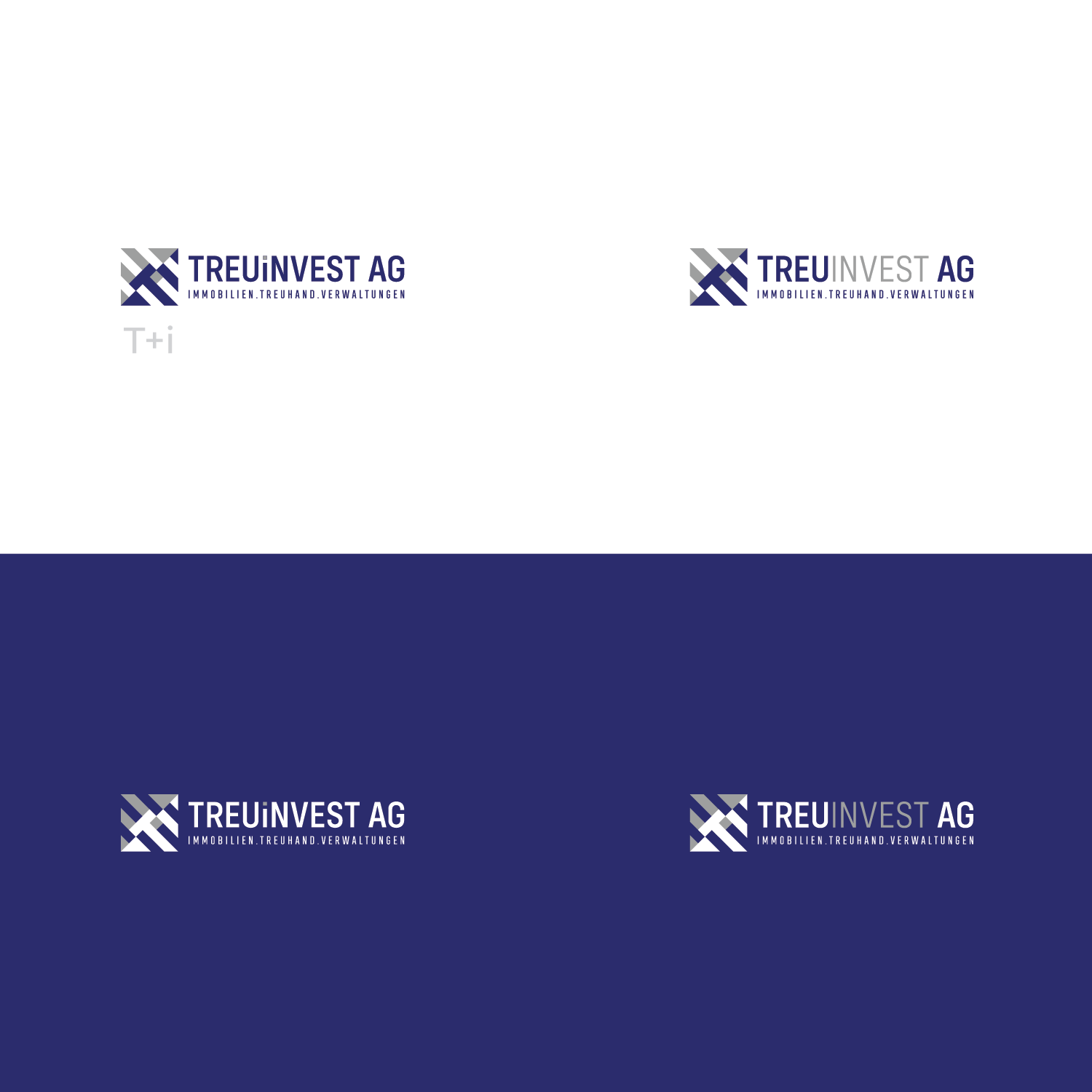 Logo Design by Verified artistry (Design garden) for TREUINVEST AG | Design #27285998