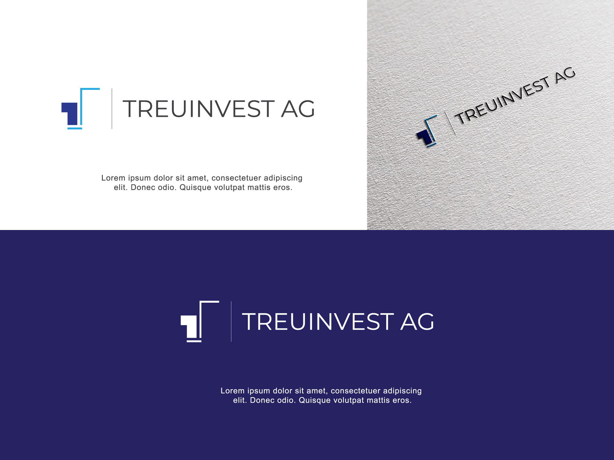 Logo Design by kecebong 007 for TREUINVEST AG | Design #26870328
