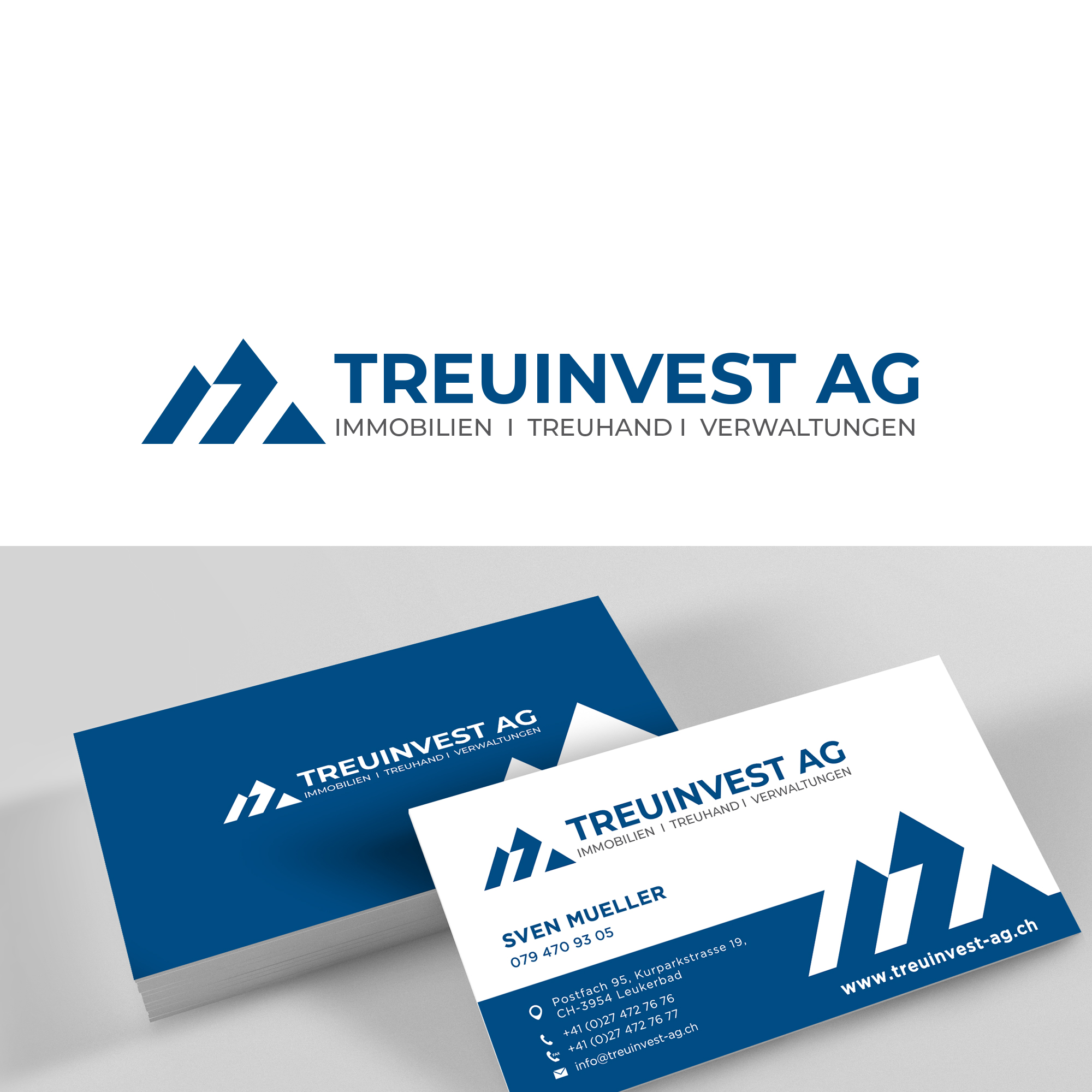 Logo Design by sherman for TREUINVEST AG | Design #26850767