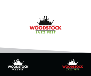 Woodstock Jazz Fest | Logo Design by Iris 3