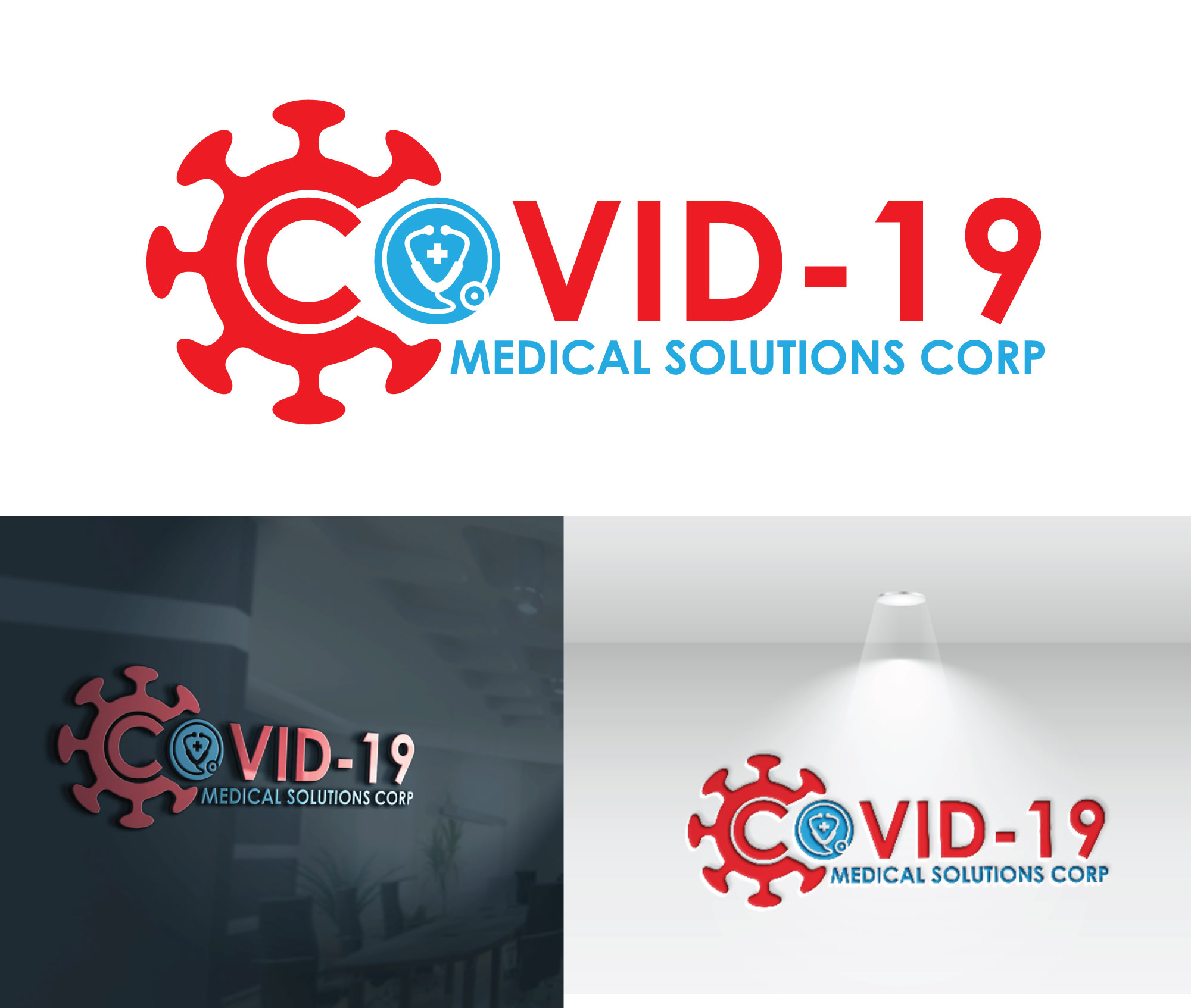 Logo Design by akterkhadijars for COVID-19 Medical Solutions Corp. | Design #26837960