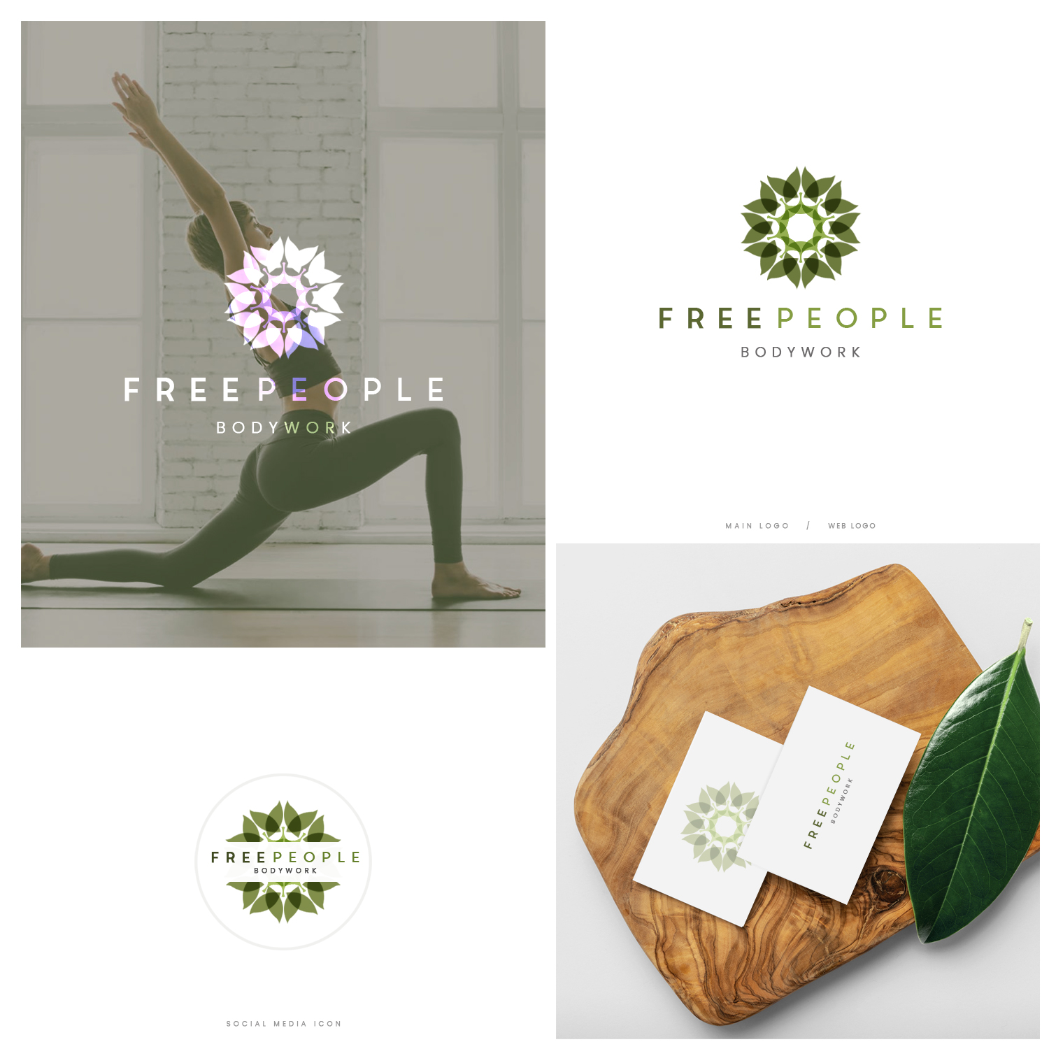 Logo Design by DominicDesign for Free People Bodywork | Design #26837656