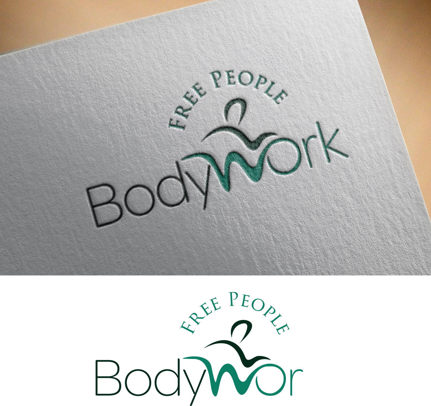 Logo Design by GODDREAMCREATION for Free People Bodywork | Design #26835645