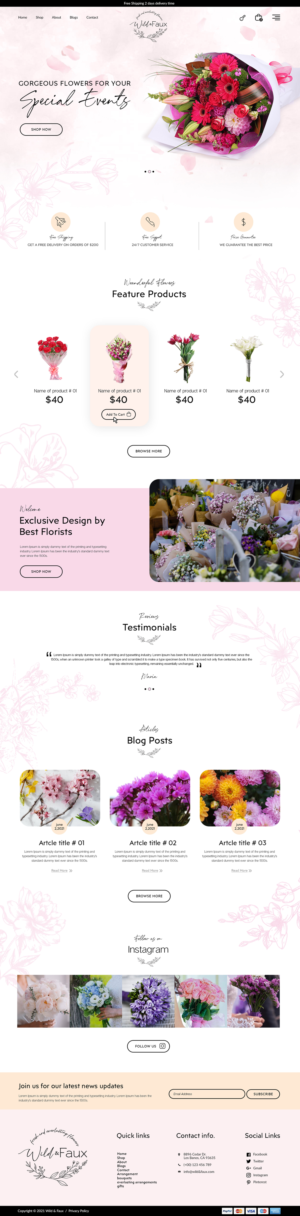 Web Design by bdesigner9 for this project | Design: #26846452