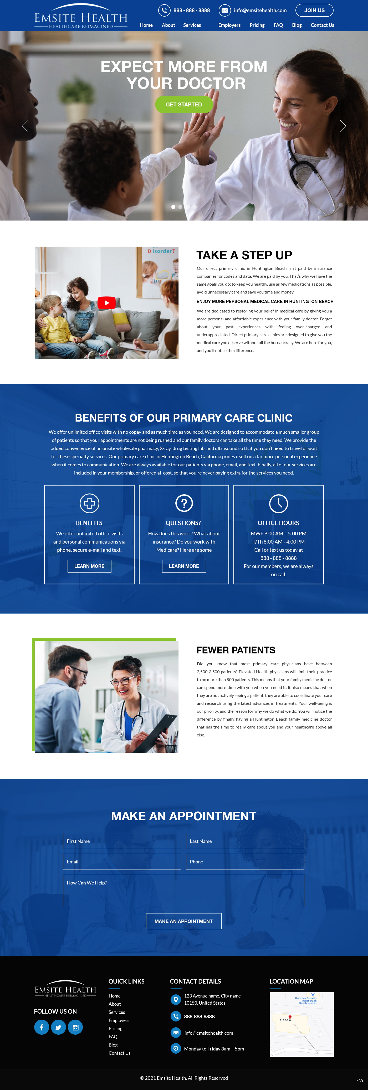 Wordpress Design by pb for Emsite Health | Design #26846111
