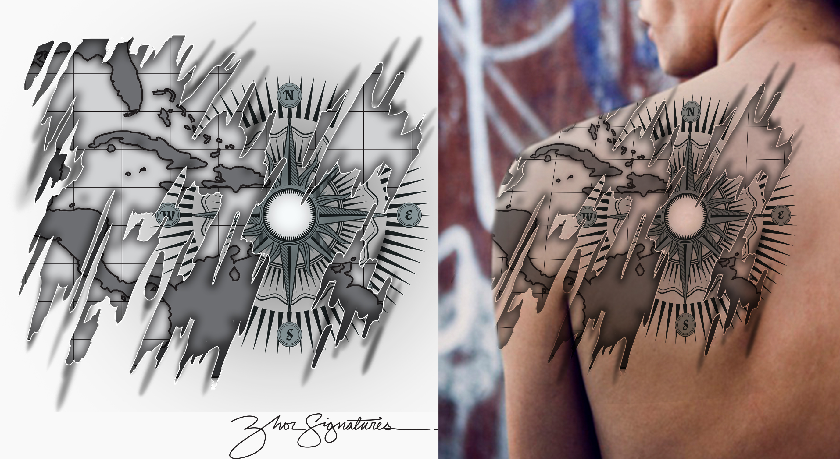 Diseño de Tatuaje por Zhor Signatures para este proyecto | Diseño #26910966