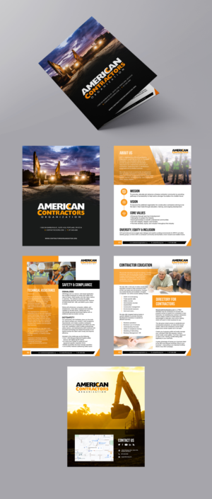 Broschüren-Design von SheilaGrace für American Contractors Organization  | Design #26871679