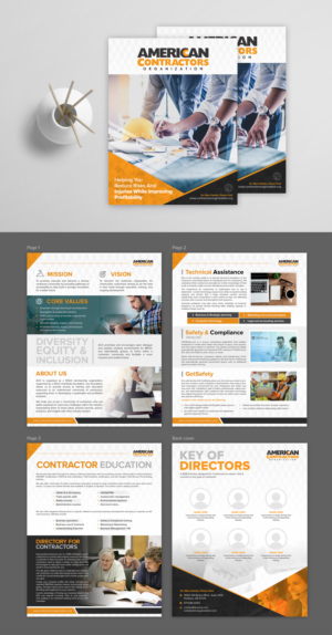 Diseño de Brochure por SAI DESIGNS para American Contractors Organization  | Diseño: #26869186