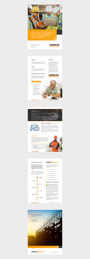 Diseño de Brochure por controlpi para American Contractors Organization  | Diseño: #26871606