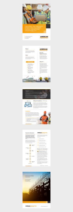 Diseño de Brochure por controlpi para American Contractors Organization  | Diseño: #26872805