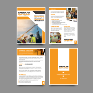 American Contractors Organization Membership | Design de Brochure par TuktukiShree