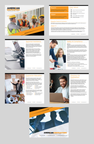 Brochure Design by JanuXart for American Contractors Organization  | Design: #26847798