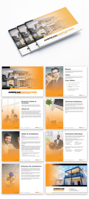 Diseño de Brochure por JanuXart para American Contractors Organization  | Diseño: #26848175