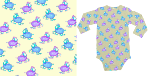 Sheep in watercolor style for Baby rompers | Design de T-shirt par Al Pech