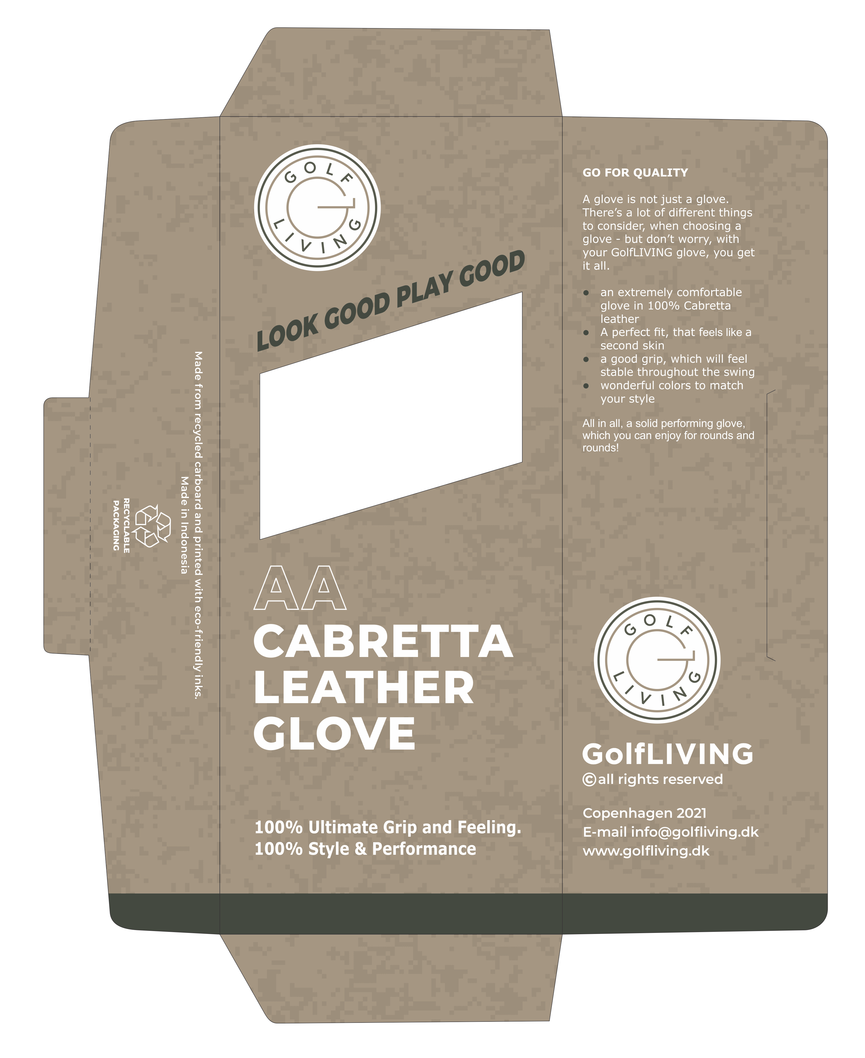 Packaging Design by lovekeshk1 2 for GolfLIVING | Design #26855965