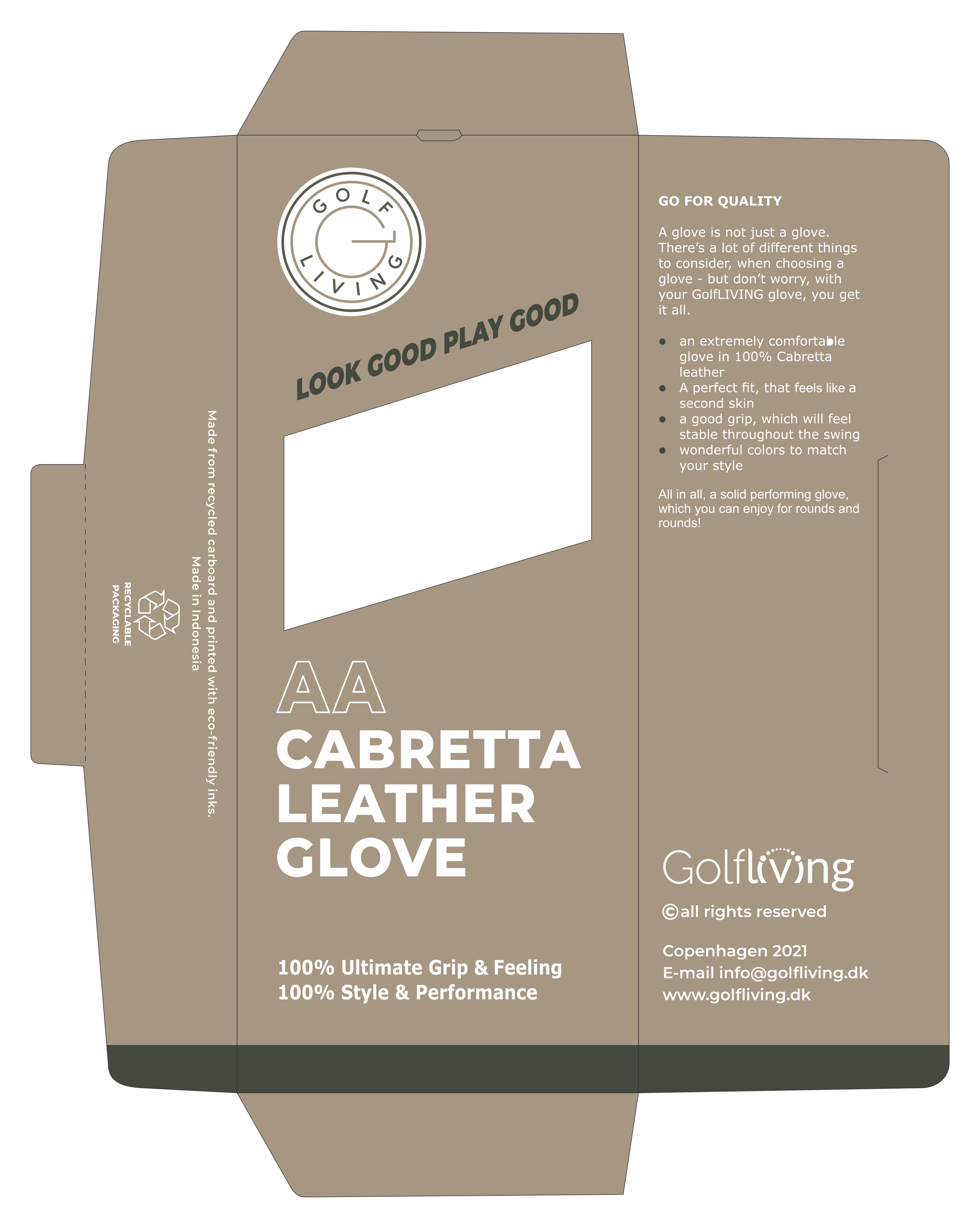 Packaging Design by lovekeshk1 2 for GolfLIVING | Design #26878171