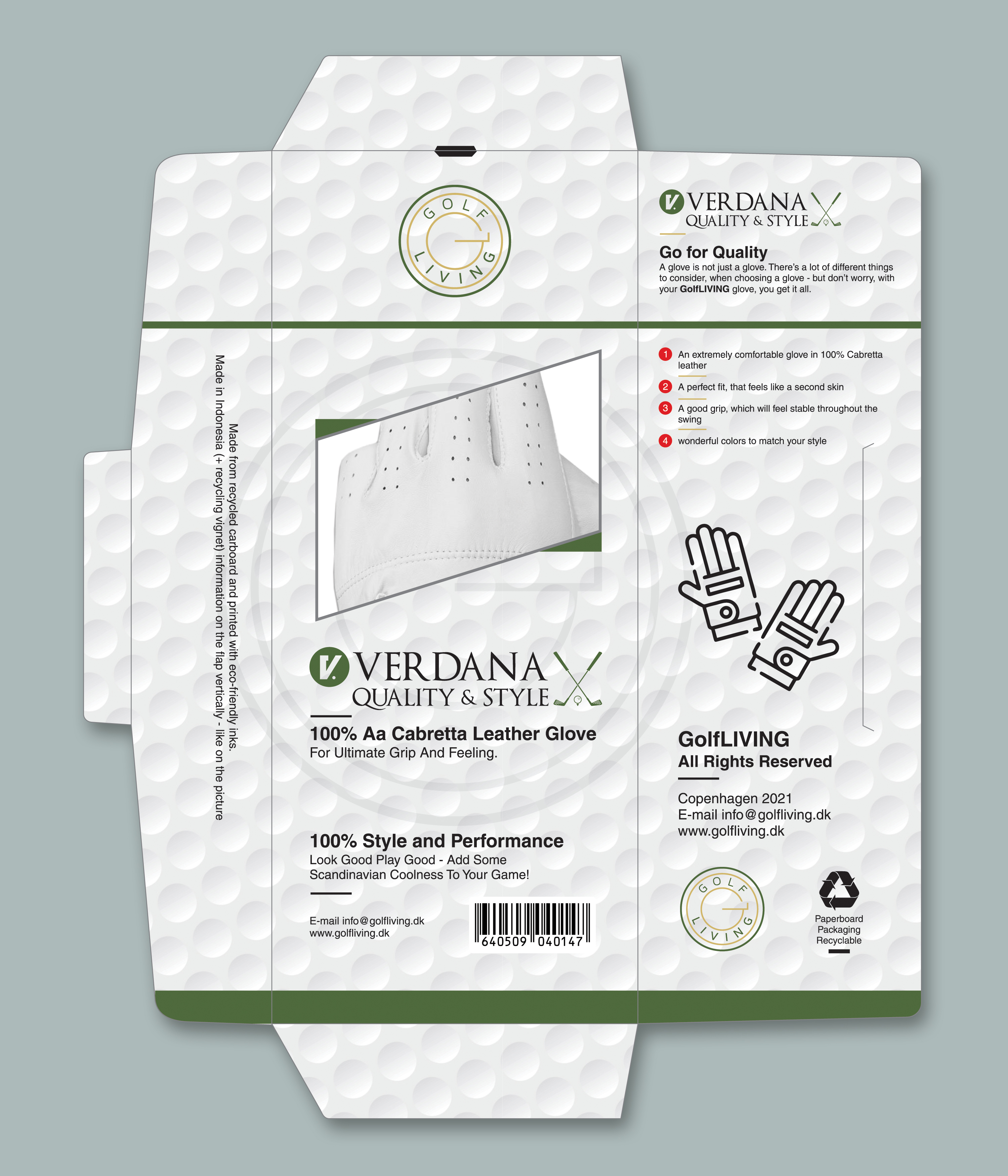 Packaging Design by Tuba Art Studio. IZ (IMRAN ZW) for GolfLIVING | Design #26847362