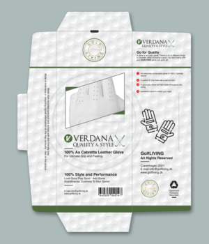 Packaging Design by Tuba Art Studio. IZ (IMRAN ZW) for GolfLIVING | Design: #26847362