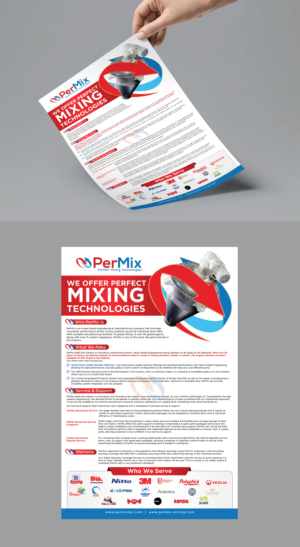 PerMix Corporate Info Poster For Promoting Brand Identity | Poster Design by aspiremedia