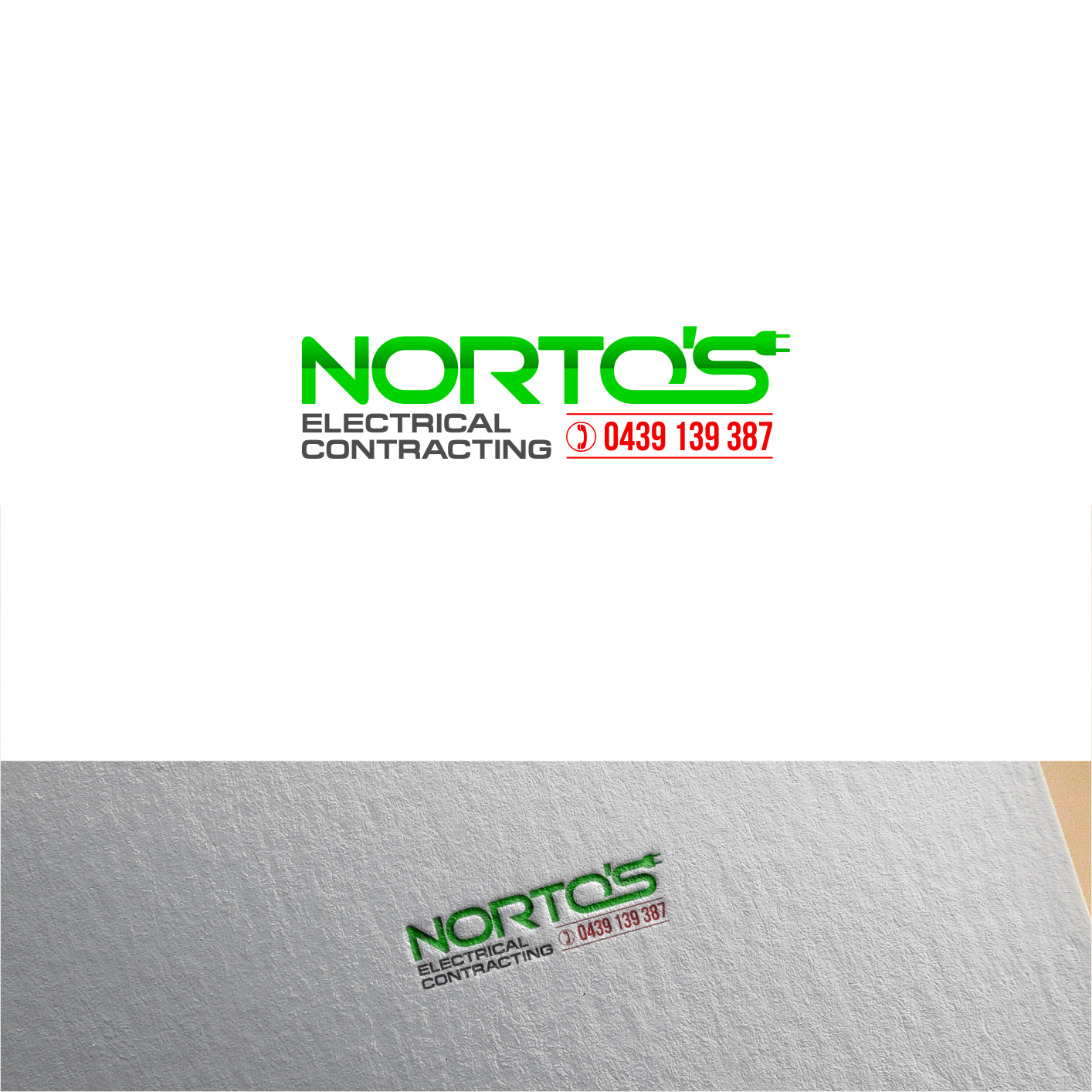 Design de Logo par Arham Hidayat pour Norto's Electrical Contracting | Design #26860483