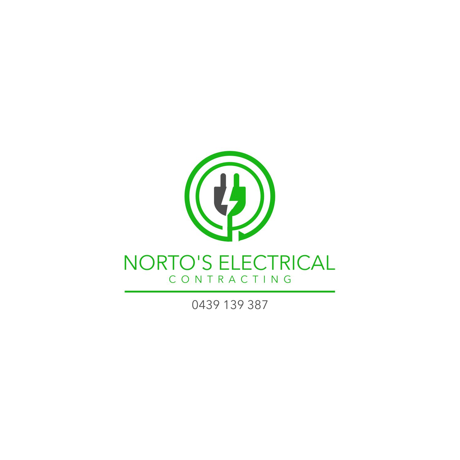 Diseño de Logo por Maulana 2023 para Norto's Electrical Contracting | Diseño #26855340