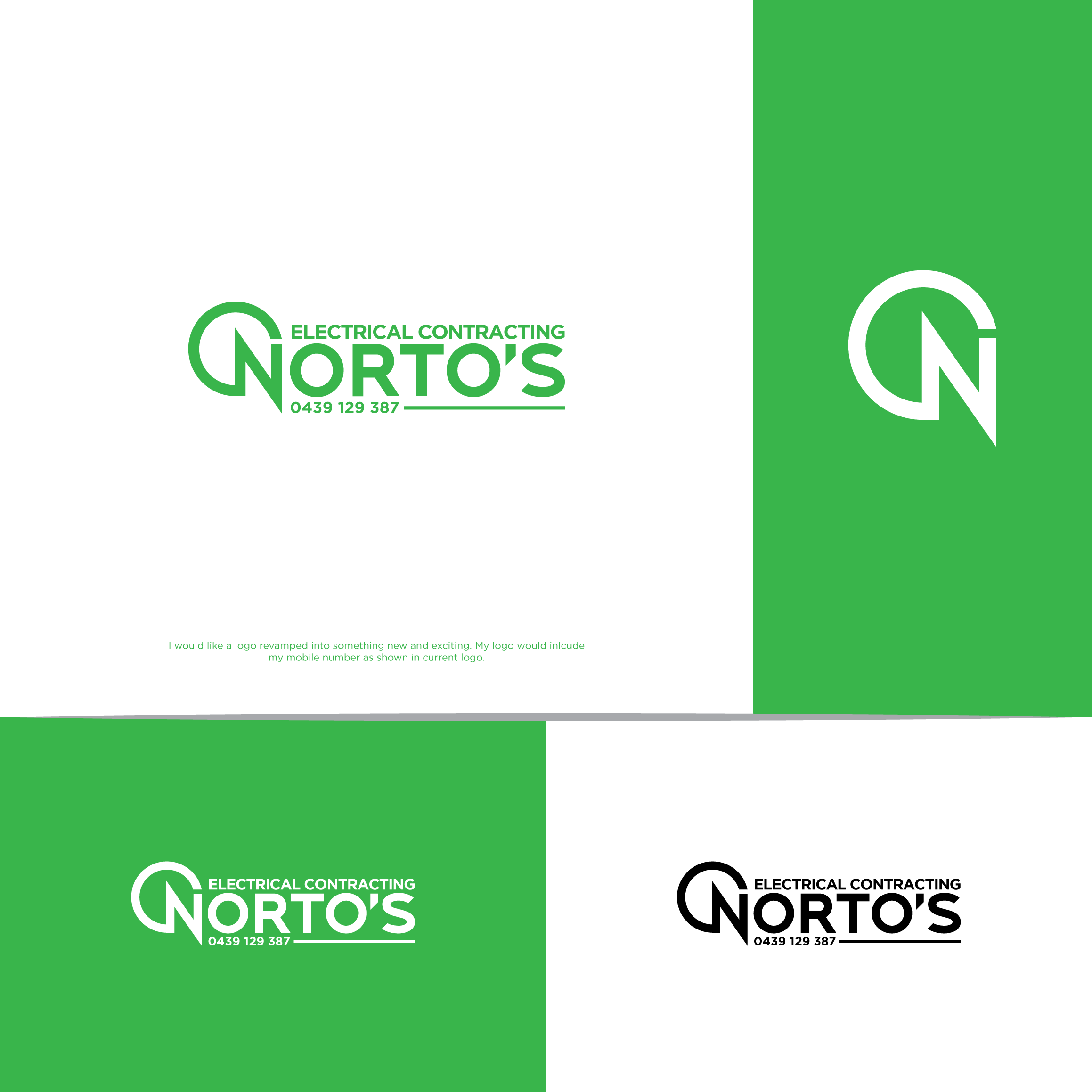 Design de Logo par dumx pour Norto's Electrical Contracting | Design #26860066