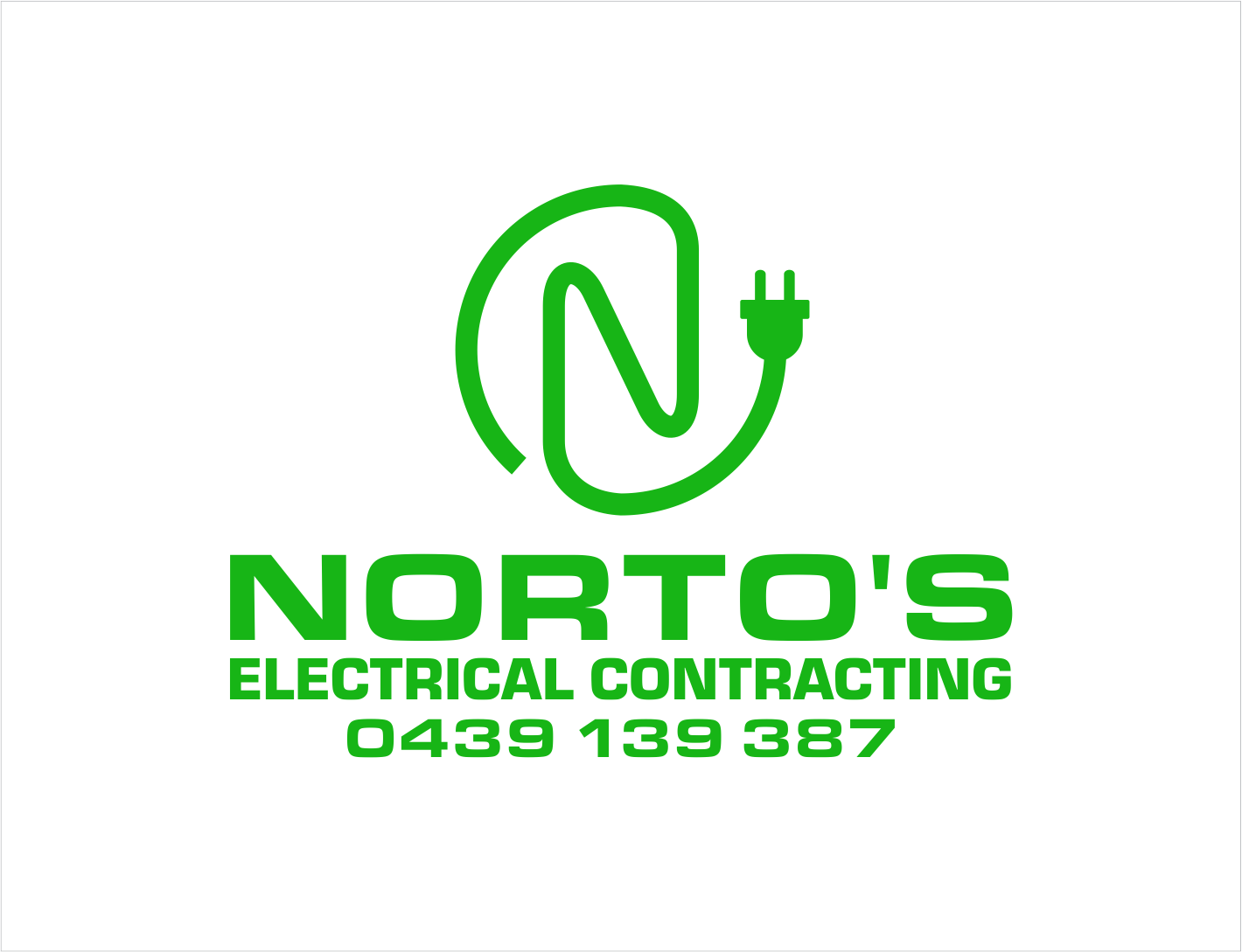Logo Design by BNdesigner for Norto's Electrical Contracting | Design #26867075