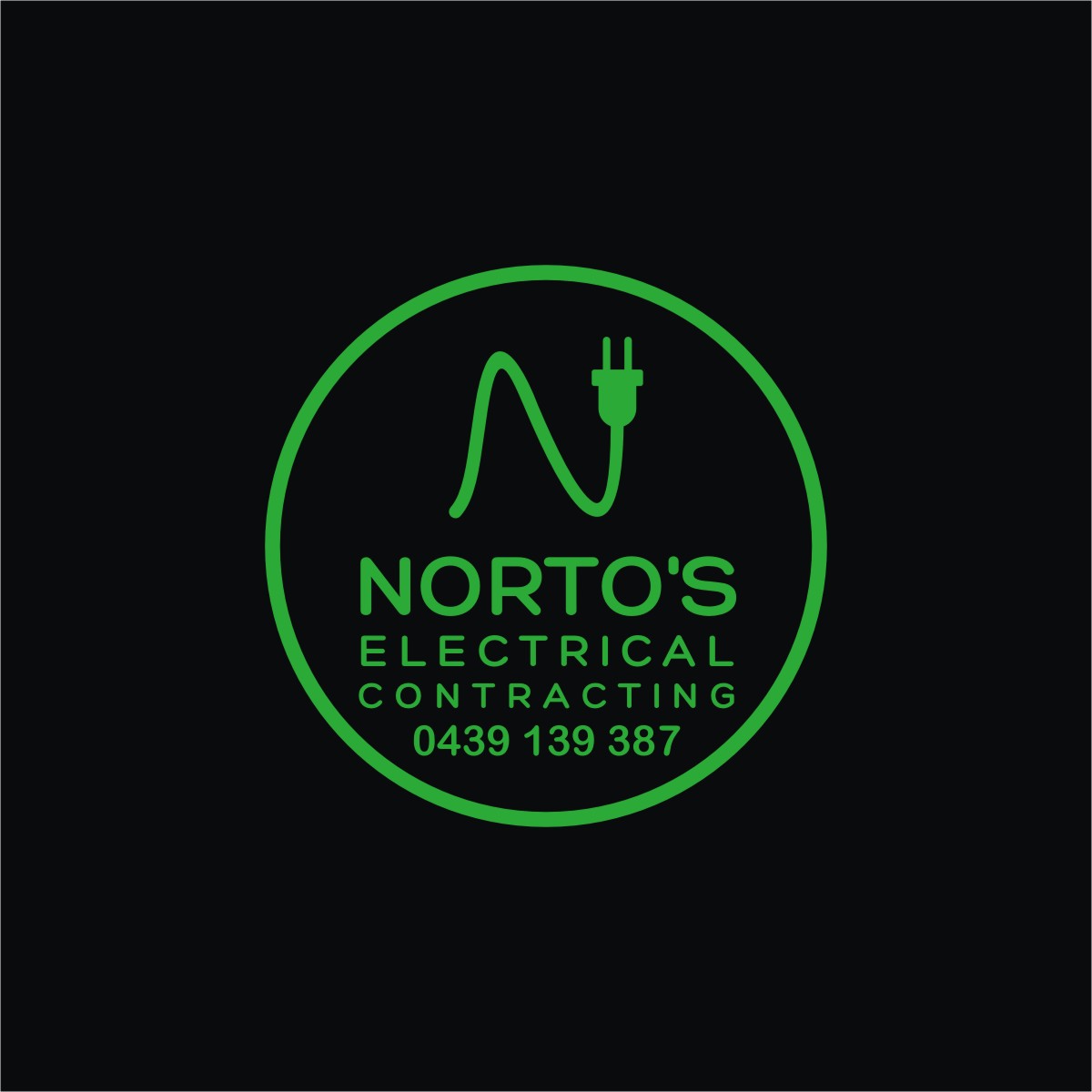 Diseño de Logo por Ashani Bhattacharya para Norto's Electrical Contracting | Diseño #26849651