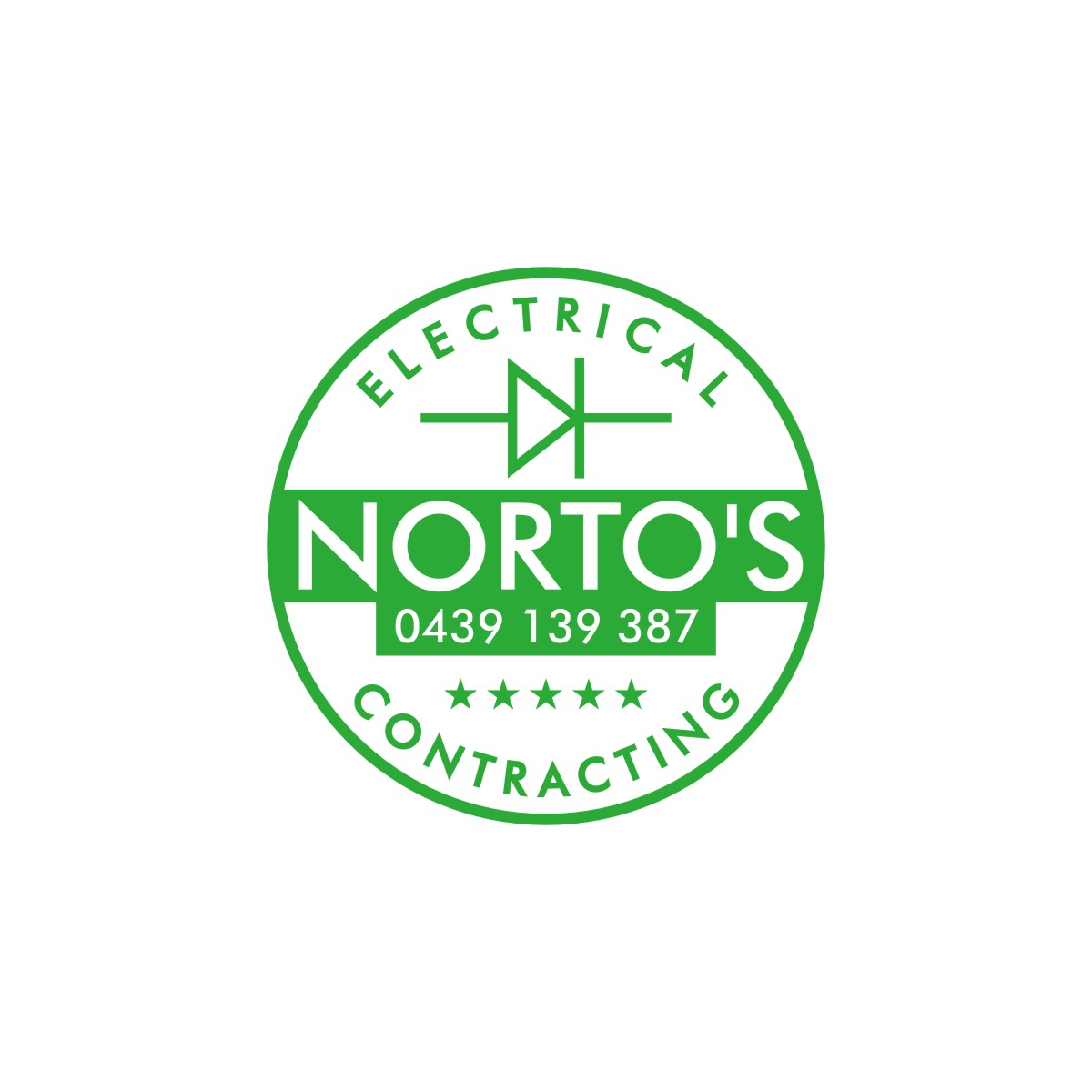 Logo Design by Ashani Bhattacharya for Norto's Electrical Contracting | Design #26849652