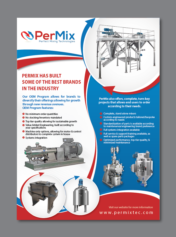 Print Design by alex989 for PerMix North America | Design #26852406