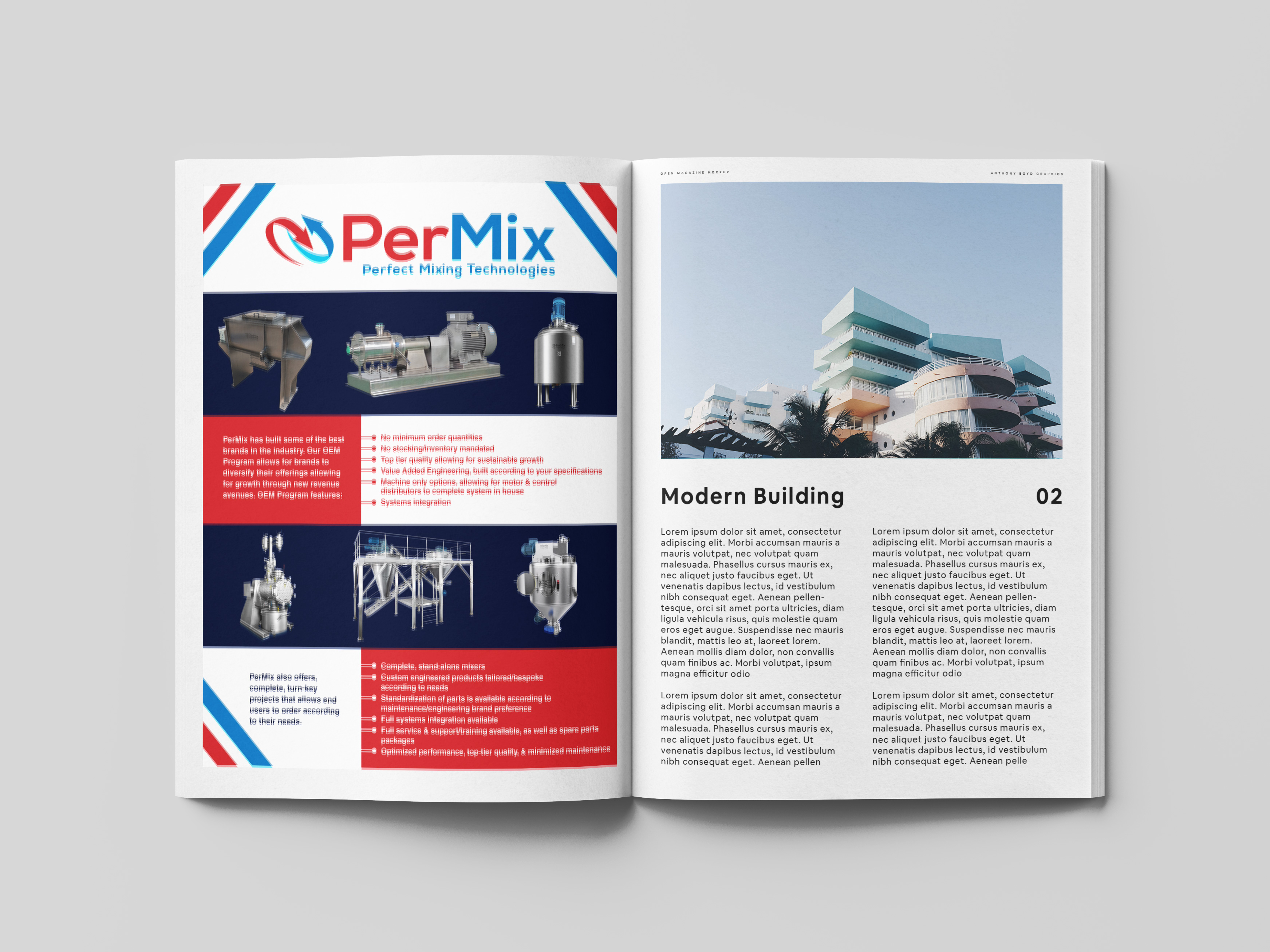 Print Design by Fusionex Studio for PerMix North America | Design #26852922