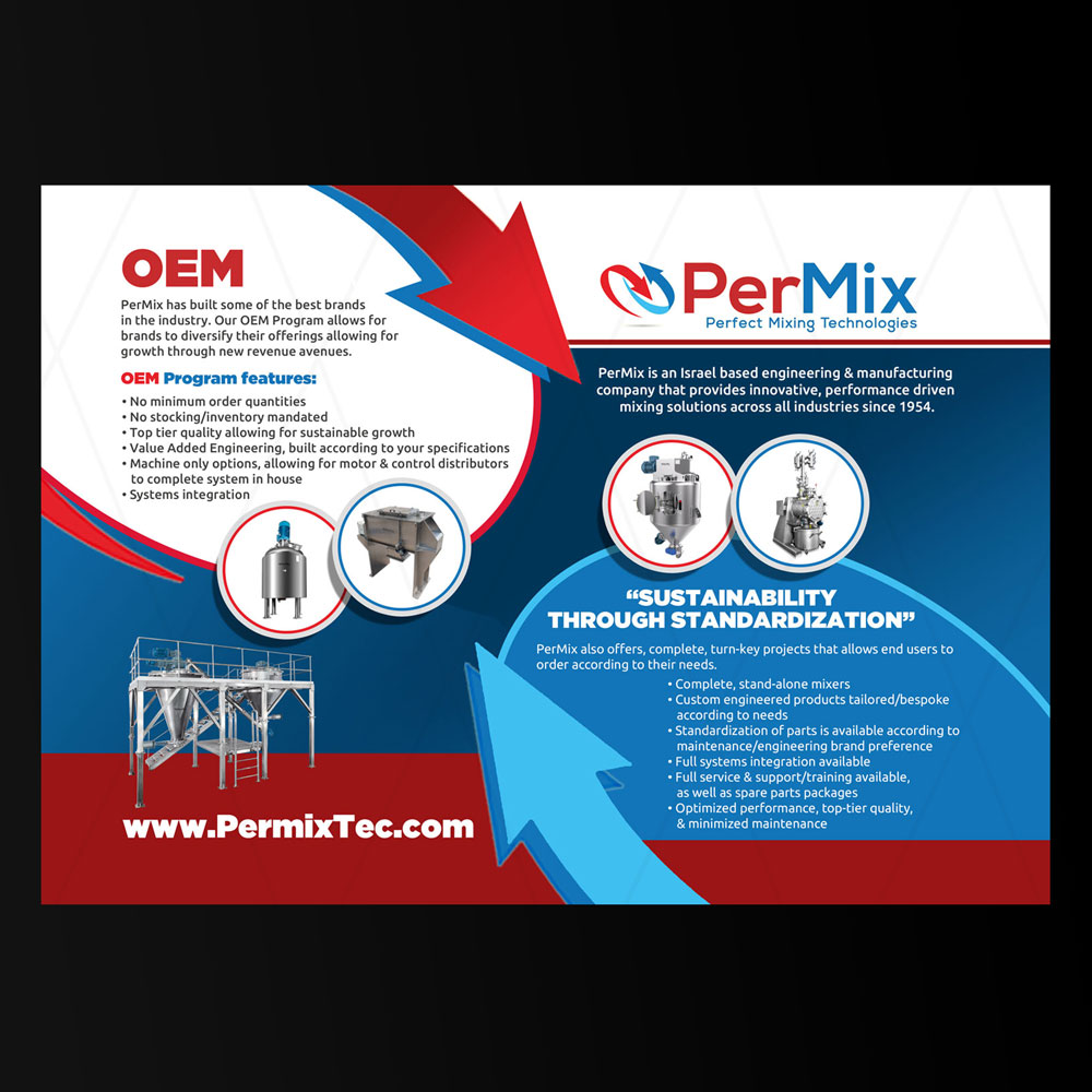 Print Design by DA. for PerMix North America | Design #26856053